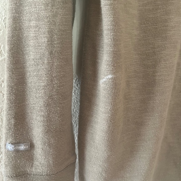 Columbia taupe mockneck hoodie - Picture 5 of 5
